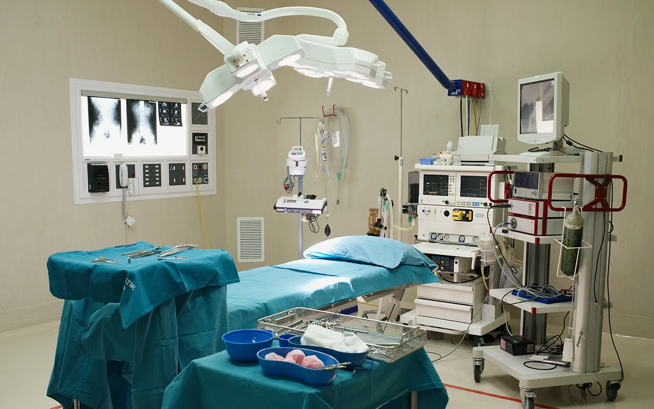 Operation Theater with Surgical Trays