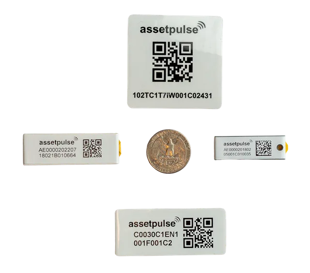 Assortment of AssetPulse RFID tags